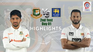 Bangladesh vs Sri Lanka Highlights  2nd Test  Day 1  Sri Lanka tour of Bangladesh 2022 [upl. by Thibault]