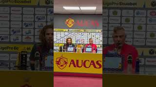 Tapiero da su opinión tras marcar el gol de la victoria ante Aucas El equipo sigue sin ganar [upl. by Naut]