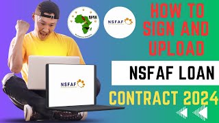 How to Sign and Upload NSFAF Loan Contract 2024 [upl. by Igic]