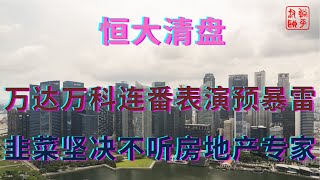 万达万科连番表演预暴雷韭菜坚决不听房地产专家 [upl. by Oilime]