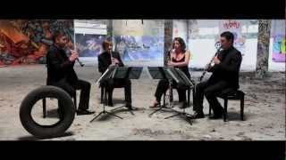 Candide Overture by Leonard Bernstein Quatuor de Clarinettes Anches Hantées [upl. by Karl]