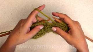 How to knit a long stitch pattern [upl. by Eenahc211]