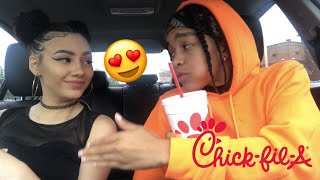 CHICKFILA MUKBANG HOW WE KEEP OUR RELATIONSHIP STRONG LONG DISTANCE  SYE GOT FIRED [upl. by Sykes]