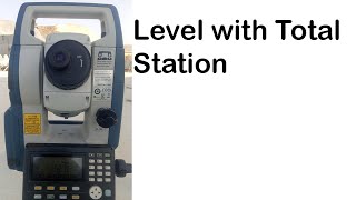 How to check level with Total Station how to level CivilSurveyEngineeringAP [upl. by Frayne]