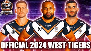 Official 2024 Wests Tigers Full Squad  NRL [upl. by Elum45]