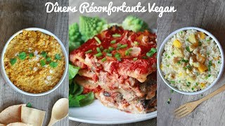 DÎNERS RÉCONFORTANTS VEGAN  Spécial Automne [upl. by Cormack]