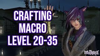 FFXIV 241 0448 Crafting Macro Level 2035 60 Sec Guide [upl. by Rye]