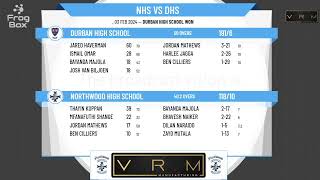 KwaZuluNatal CU  Schools Cricket  Northwood High School 1st XI v Durban High School 1st XI [upl. by Elleynod]