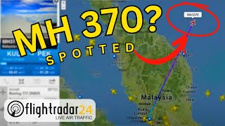 Rarest FlightRadar24s Catches MH370 [upl. by Asyla]