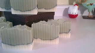 Making amp Cutting Tea Tree amp Green Clay CP Soap [upl. by Garrison]