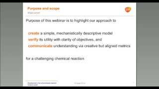 DynoChem Nick Falco GSK Ammonolysis Reaction Model [upl. by Etiuqram805]