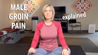 Male Groin Pain explained by Core Pelvic Floor Therapy [upl. by Senalda]