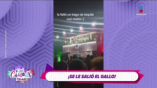 ¡Se le sale el GALLO al alcalde de Coahuila en pleno grito de Independencia  ¡Qué Chulada [upl. by Zetrok]