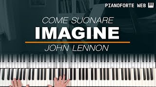 Tutorial Pianoforte  Come Suonare quotImaginequot John Lennon [upl. by Krik]