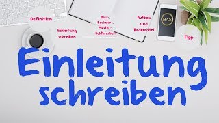 Einleitung Hausarbeit  Bachelorarbeit scheiben ✅ einfach erklärt [upl. by Eenhpad493]