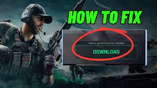 How To Fix Failed to get the branch list 7830016 in Delta Force Hawk Ops [upl. by Mill]