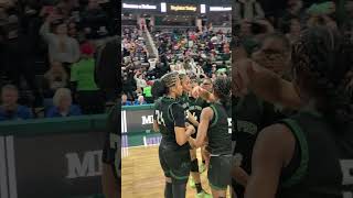 Ypsilanti Arbor Prep celebrates after winning MHSAA Division 3 girls basketball state finals [upl. by Anaibaf]