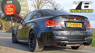 650HP BMW 1M V8 Supercharged  100200 200300 amp AKRAPOVIC SOUND [upl. by Kowal879]