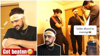 GOT BEATEN UP PRANK on my BEST FRIEND👊🤕epic reaction🤯 [upl. by Oos]