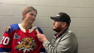 Postgame Interview w Wildcats Preston Lounsbury [upl. by Ferneau]