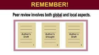 Peer Review Commenting Strategies [upl. by Gordan]