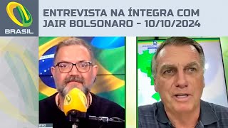 Entrevista na íntegra com Jair Bolsonaro  10102024 [upl. by Einahpehs]