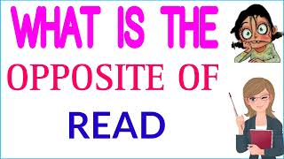 Read ka opposite word  Read ka opposite  what is the opposite of Read in english [upl. by Erusaert]