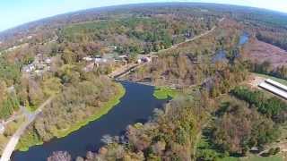 Deep River Runs Thru It  Coleridge NC dji Phantom 2 Vision [upl. by Hcire]