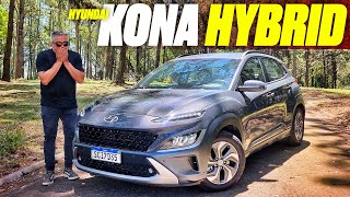 Hyundai Kona Hybrid  FAZ 25 KML MAS JÁ MUDOU NA EUROPA E ESSE É O ANTIGO VALE A PENA COMPRAR [upl. by Lleruj]