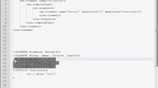 XMLTechnologien 13  XMLSchema Umsetzung I [upl. by Anoik]