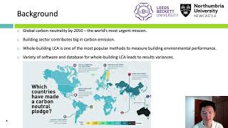 SEEDS Conference 2021  Wholebuilding Life Cycle Assessment of Residential Buildings  Haibo Feng [upl. by Asirrom]