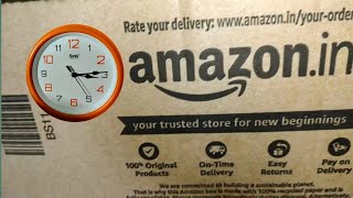 Amazon Best Wall Clock in a Budget  Best Wall Clock in a Budget Unboxing and Review viralshorts [upl. by Rialb]