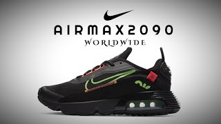 NIKE Air Max 2090 Worldwide Black  DETAILED LOOK  RELEASE DATE airmax [upl. by Atillertse]