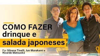 COMO FAZER DRINQUE E SALADA JAPONESA [upl. by Illyes]