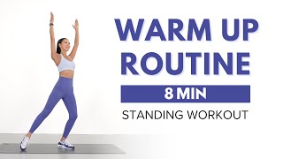 8 MIN BEST WARM UP EXERCISES BEFORE WORKOUTS [upl. by Sitoel143]