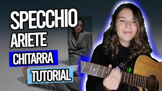 Ariete ♈  Specchio Interludio🪞 Accordi Facili alla Chitarra 🎸 TUTORIAL [upl. by Samul]