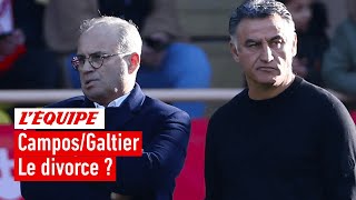 PSG 43 Lille  La nervosité de Campos vientelle dacter son divorce avec Galtier [upl. by Yrreb995]