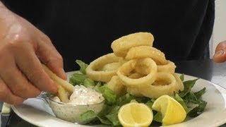 HOW TO MAKE FRIED CALAMARI CALAMARI FRITTI  theitaliancookingclasscom [upl. by Telocin957]