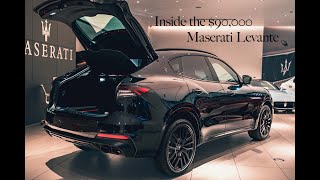 Inside the 90000 Maserati Levante  E segment large luxury SUV [upl. by Olympium]