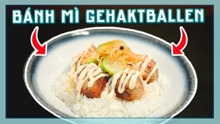 BÁNH MÌ GEHAKTBALLEN  EtenmetNick  How to [upl. by Rennerb998]