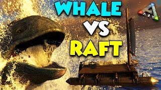 PRISON RAFT vs MEGA WHALE   Ragnarok  ARK Duo Survival Series 11 [upl. by Notlrak]