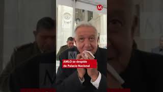 AMLO termina su mudanza y se despide de Palacio Nacional milenioshorts [upl. by Bloch]