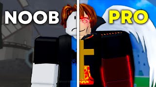 Noob to Pro but NO ROBUX in Blox Fruits FULL MOVIE [upl. by Nahtanaj221]