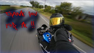 GSXR750 AND R7 TEAR UP HIGHWAY  4K [upl. by Joktan]