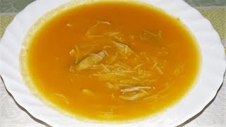 SOPA DE POLLO CON FIDEOS MUY FÁCIL Y DELICIOSA [upl. by Ramonda]