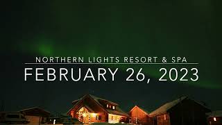 Best Northern Lights amp Aurora Borealis in the Yukon February 26 2023  TimeLapse 14 [upl. by Ahael]