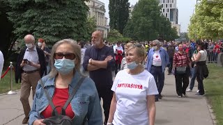 Thousands Protest Sarajevo Mass Honoring WWII Nazi Collaborators [upl. by Kina]