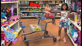 Kids Pretend Play Shopping at Toys store fun children video [upl. by Aicenaj]