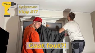 Gordijn Ophangen Gaat Fout  Bouw Vlog 17 [upl. by Nehtan]