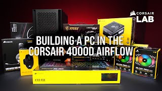 CORSAIR 4000D Airflow PC Build – Ryzen 5950X With RX 6900 XT [upl. by Priscella977]